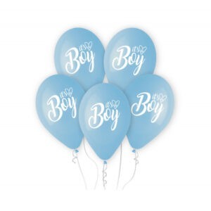 Balónky latexové It´s a Boy modré 5 ks Albi