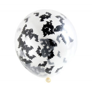 Balónky latexové s konfetami netopýři 4 ks Albi