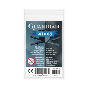 Obaly na karty Guardian pro karty 41 × 63 mm - 100 ks Albi