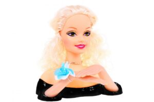 mamido Česací hlava panenky na stylizaci účesu Blond