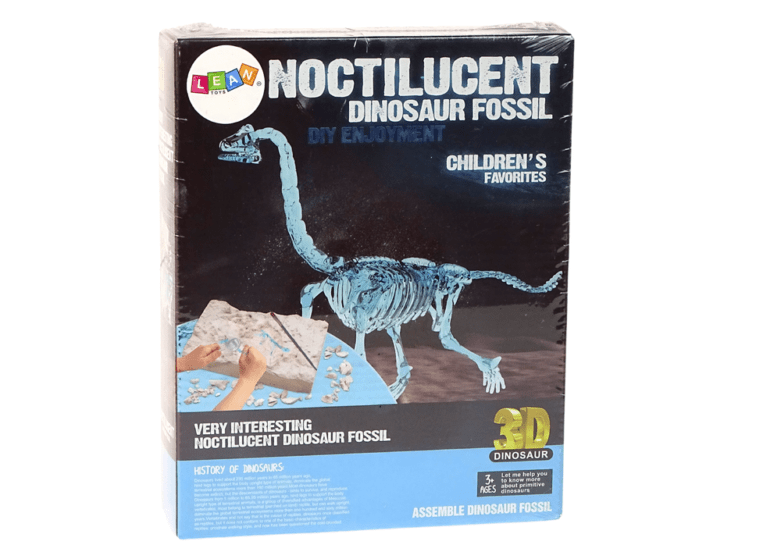 mamido Stavebnice archeologických vykopávek Dinosauří kostra 3D hologram Brachiosaurus