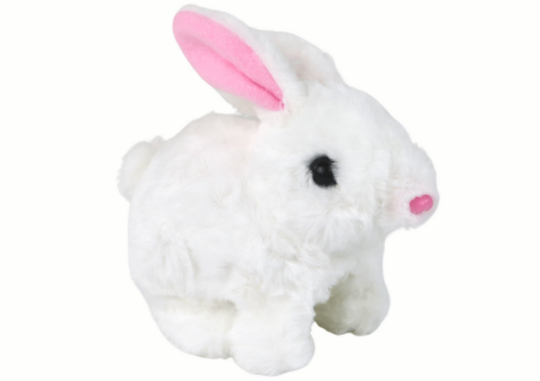mamido Interaktivní plyšák králík bílý s krátkou srstí